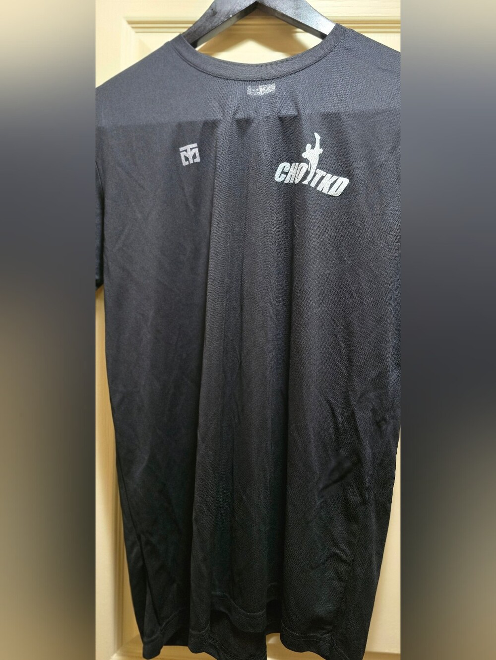 Mooto CHOTKD Taekwondo Black Performance Men's Tshirt Size Large
